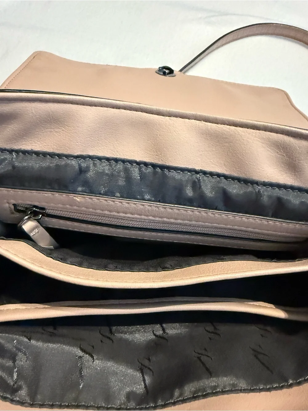 Simply Vera Vera Wang Blush Pink Top Handle Crossbody Satchel